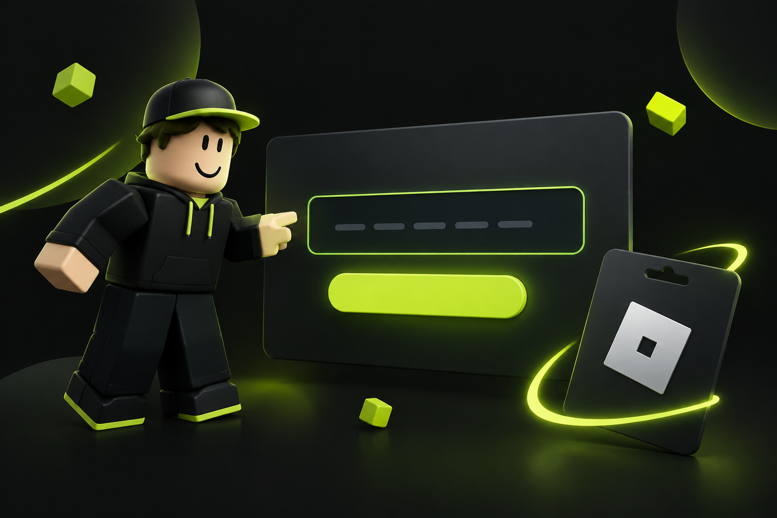 Страница активации кода Roblox с полем ввода