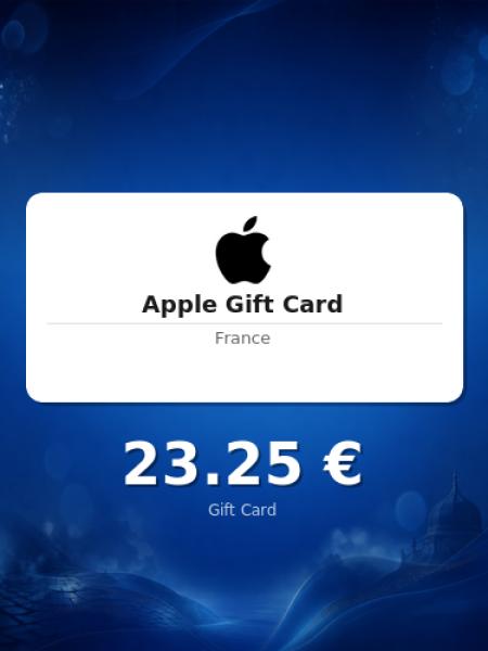 Подарочная карта Apple на 20 евро для Франции