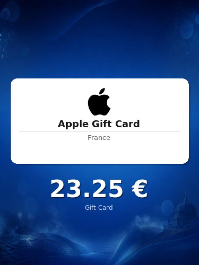Купить подарочную карту Apple на 20 евро для Франции