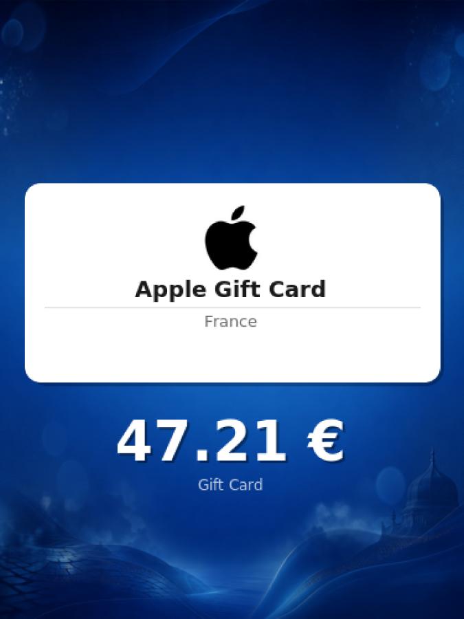 Купить подарочную карту Apple на 40 евро для Франции