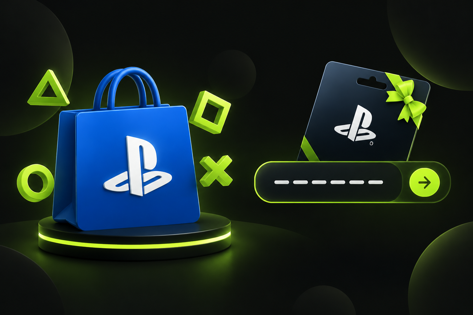 Раздел PlayStation Store для ввода кода подарочной карты