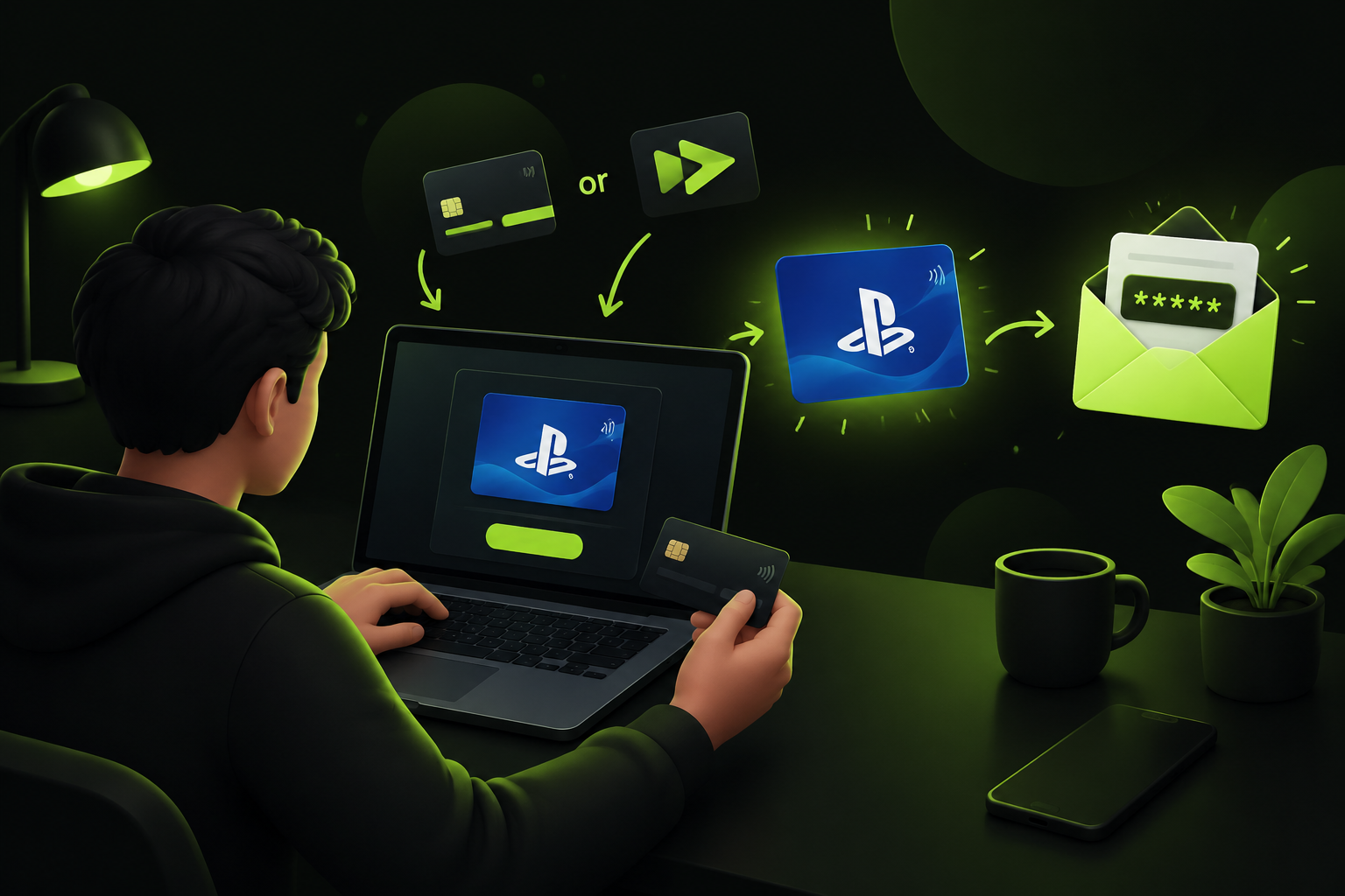Покупка цифровой карты PSN Польша и получение кода