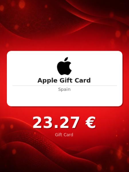 Подарочная карта Apple на 20 евро для Испании