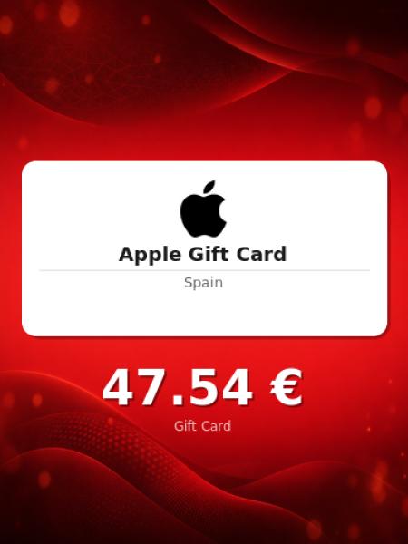 Подарочная карта Apple на 40 евро для Испании