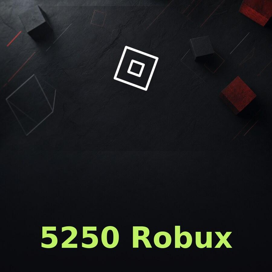 Подарочная карта на 5250 робуксов (GL)