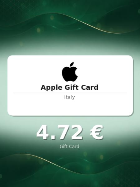Подарочная карта Apple на 4 евро для Италии
