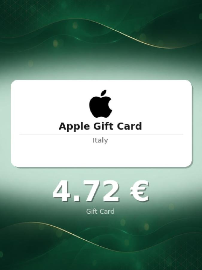 Купить подарочную карту Apple на 4 евро для Италии