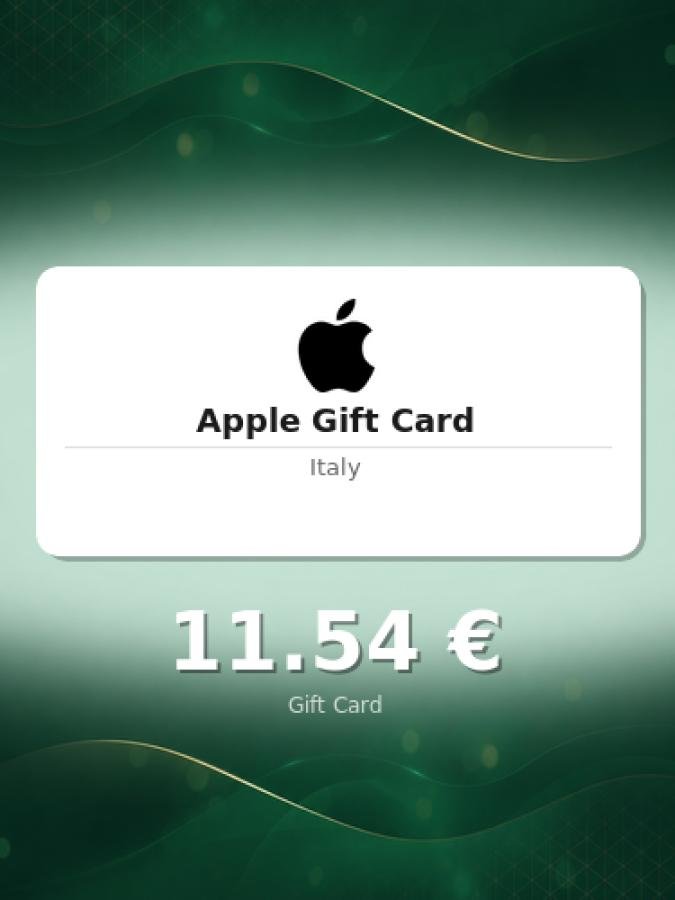 Купить подарочную карту Apple на 10 евро для Италии