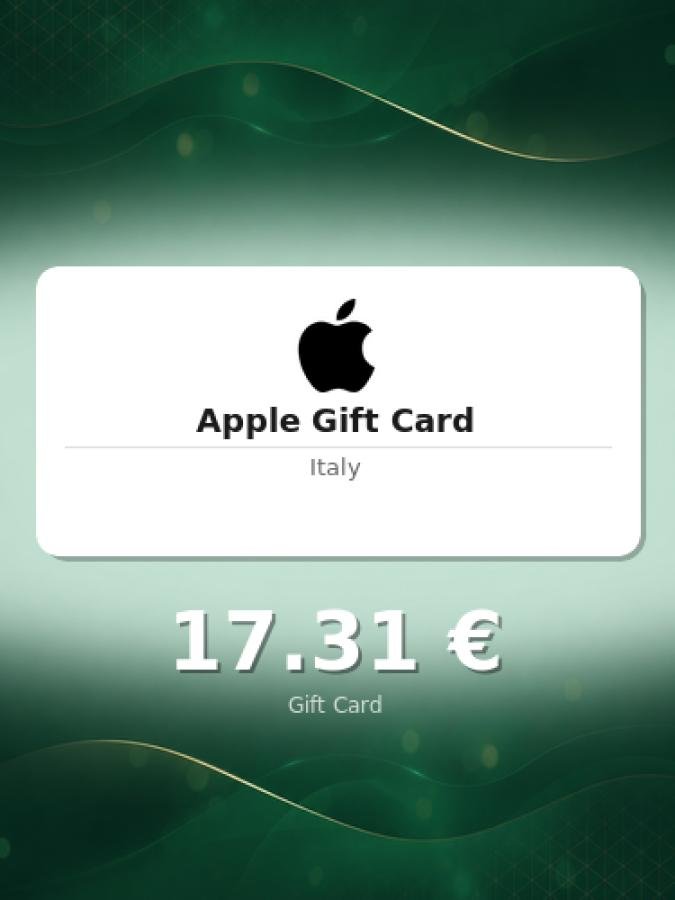 Купить подарочную карту Apple на 15 евро для Италии