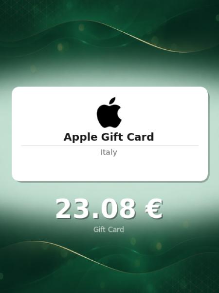 Подарочная карта Apple на 20 евро для Италии