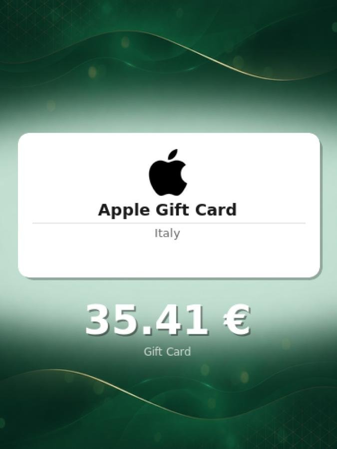 Купить подарочную карту Apple на 30 евро для Италии