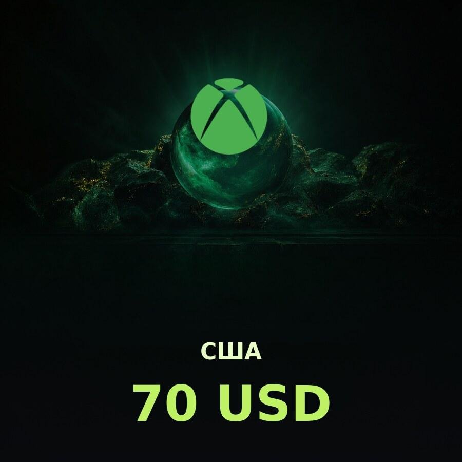 Подарочная карта Xbox 70 USD