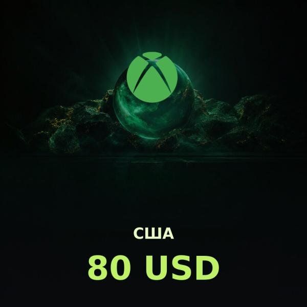 Подарочная карта Xbox 80 USD