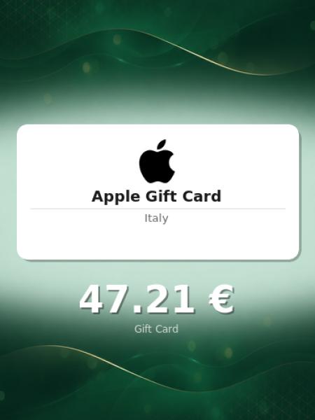 Подарочная карта Apple на 40 евро для Италии