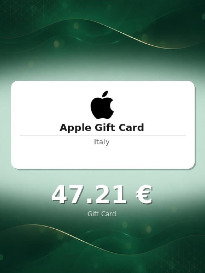 Купить подарочную карту Apple на 40 евро для Италии