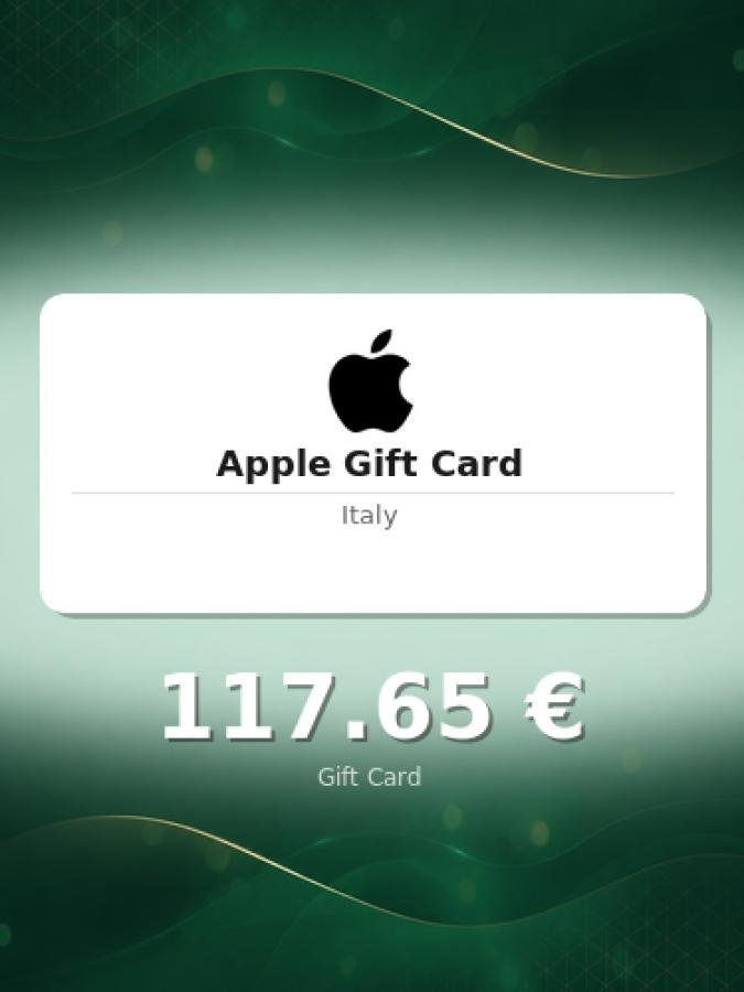 Купить подарочную карту Apple на 100 евро для Италии