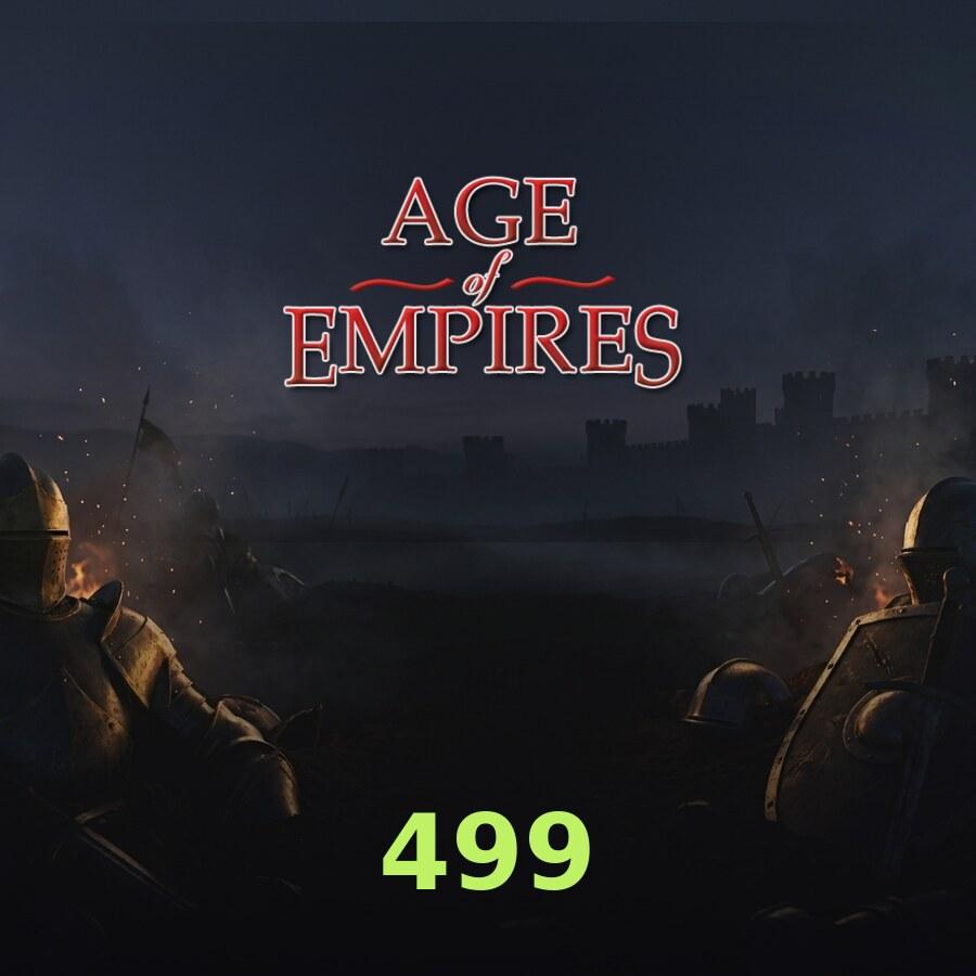 Пополнение Age of Empires Mobile: 499 Апекс коины по ID