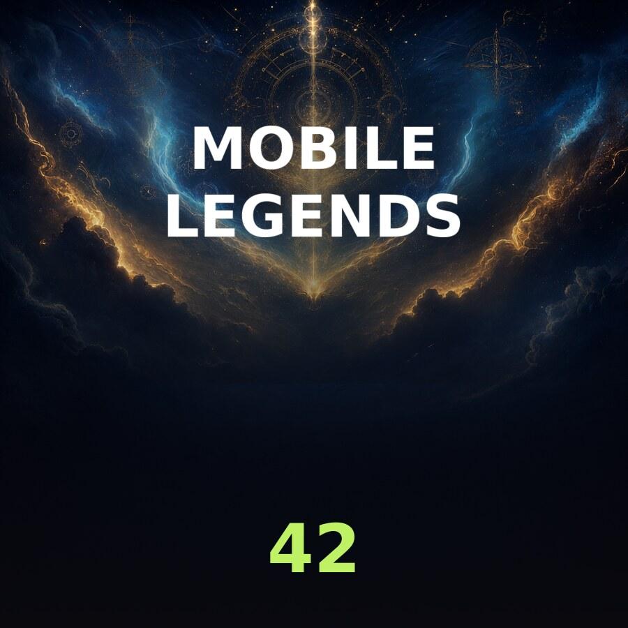 Пополнение Mobile Legends: 42 алмаза по ID (Global, без СНГ)