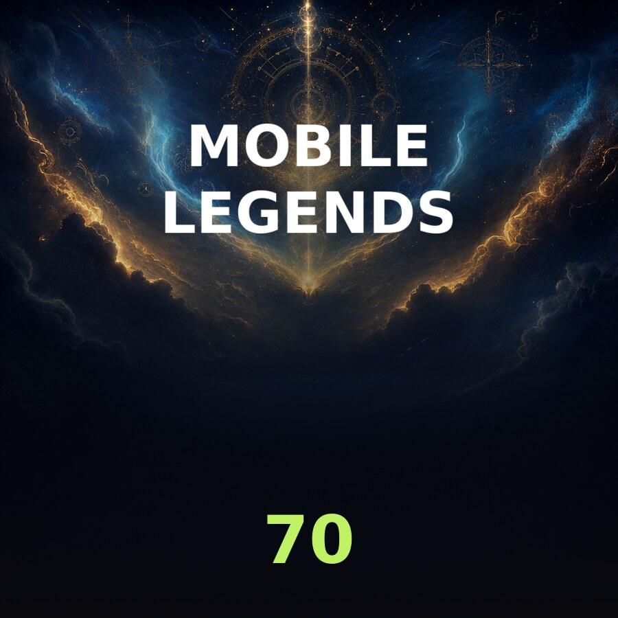 Пополнение Mobile Legends: 70 алмазов по ID (Global, без СНГ)