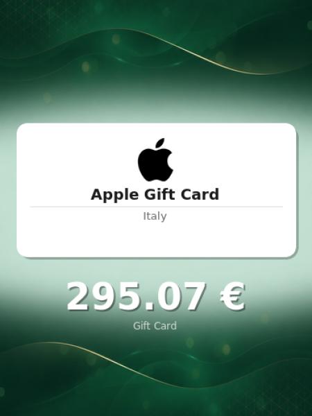 Подарочная карта Apple на 250 евро для Италии