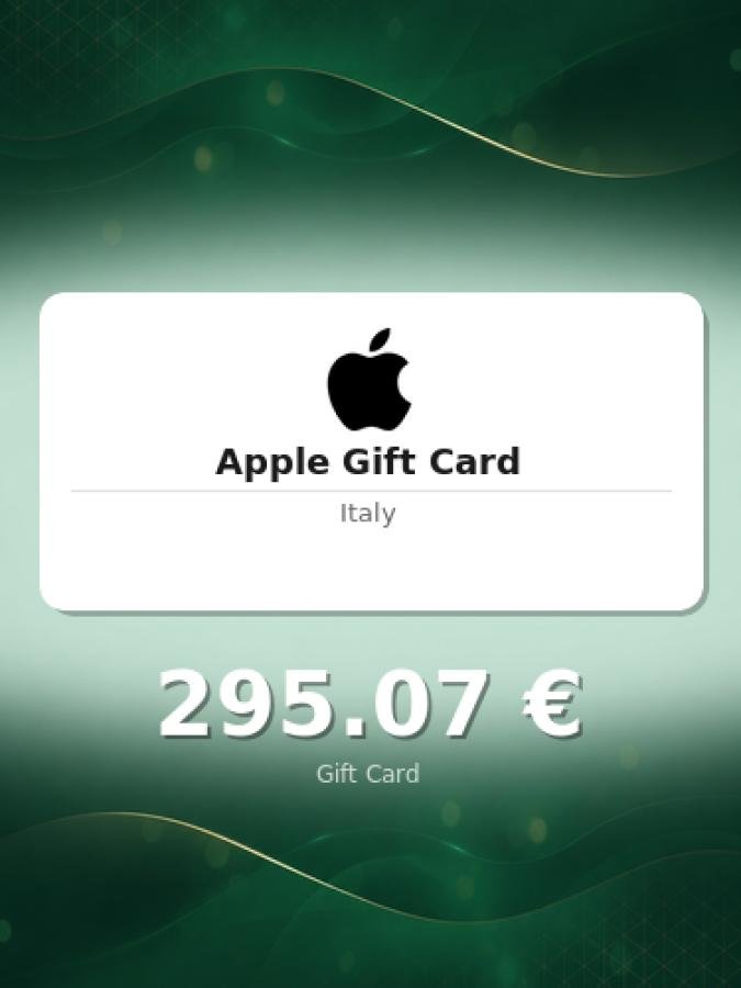 Купить подарочную карту Apple на 250 евро для Италии