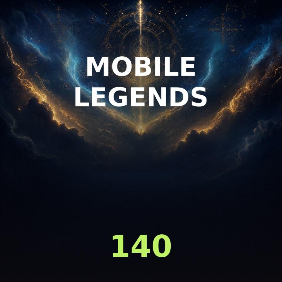 Пополнение Mobile Legends: 140 алмазов по ID (Global, без СНГ)