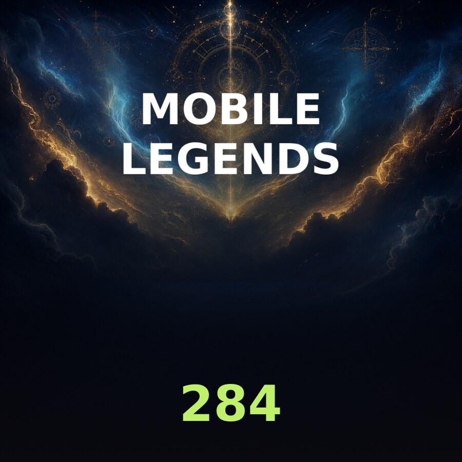 Пополнение Mobile Legends: 284 алмаза по ID (Global, без СНГ)