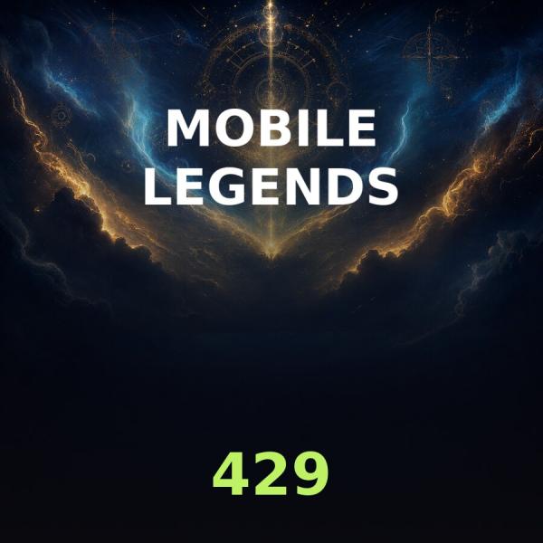 Пополнение Mobile Legends: 429 алмазов по ID (Global, без СНГ)