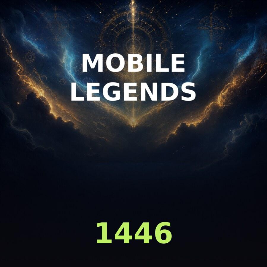 Пополнение Mobile Legends: 1446 алмазов по ID (Global, без СНГ)