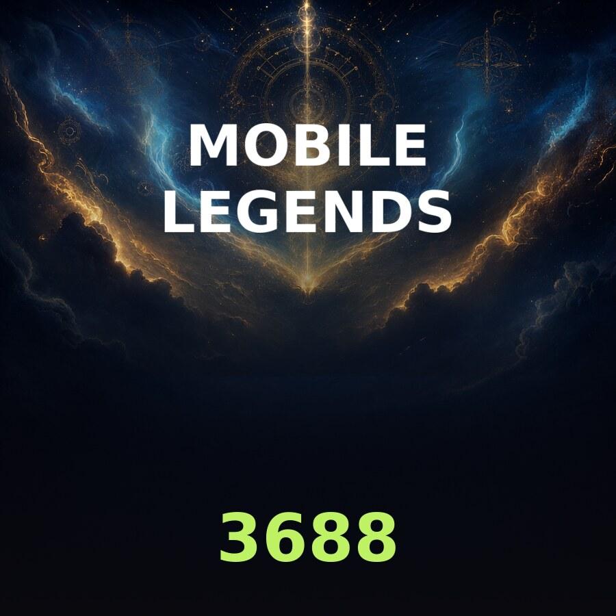 Пополнение Mobile Legends: 3099 + 589 алмазов по ID (Global, без СНГ)