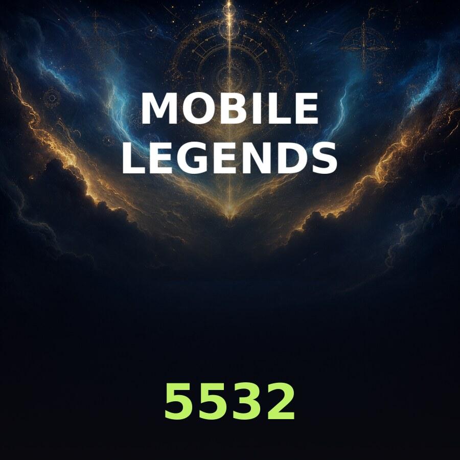 Пополнение Mobile Legends: 4649 + 883 алмаза по ID (Global, без СНГ)