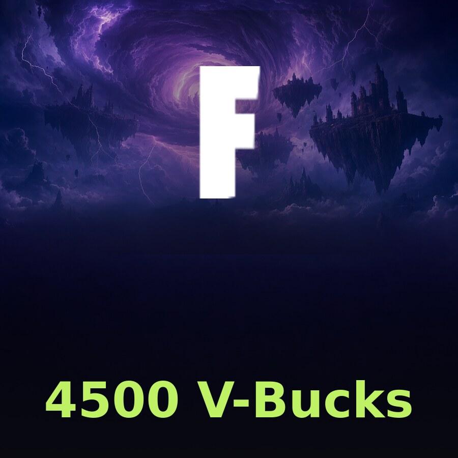 Код Fortnite на 4500 V-Bucks (глобальный)