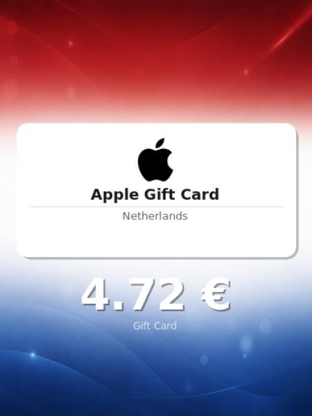 Подарочная карта Apple на 4 евро для Нидерландов
