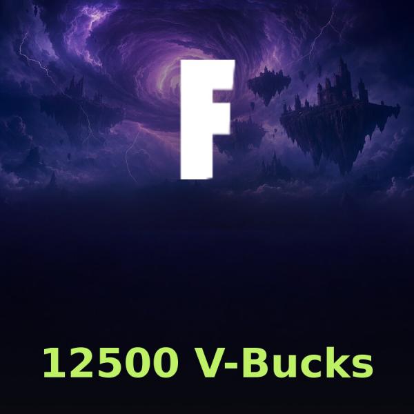 Код Fortnite на 12500 V-Bucks (глобальный)