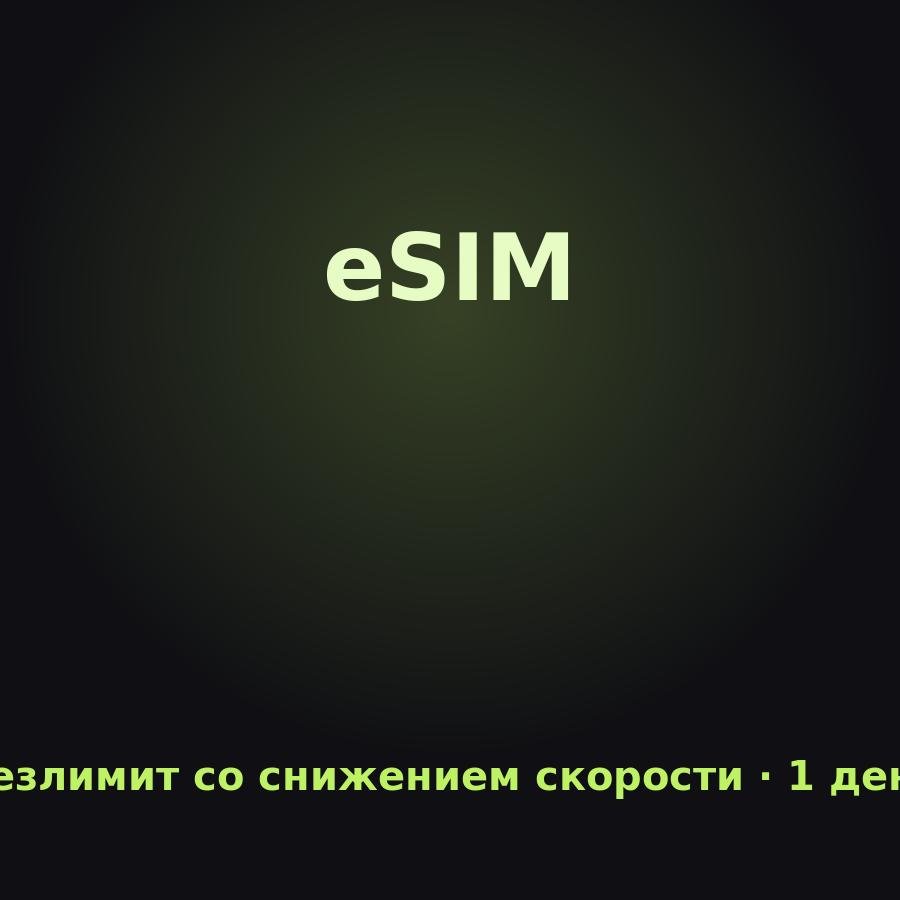 eSIM Австралия и Океания: Безлимит со снижением скорости на 1 день
