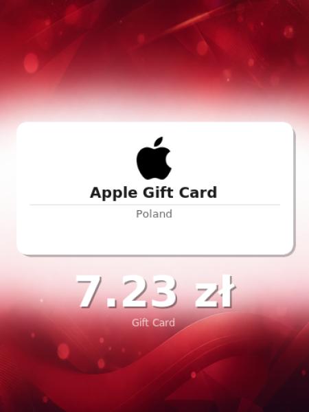 Подарочная карта Apple на 25 злотых для Польши