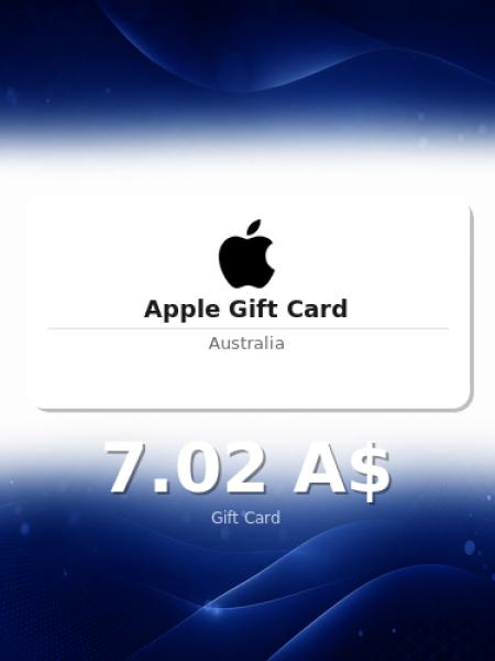 Подарочная карта Apple на 10 долларов для Австралии