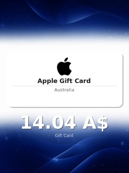 Подарочная карта Apple на 20 долларов для Австралии