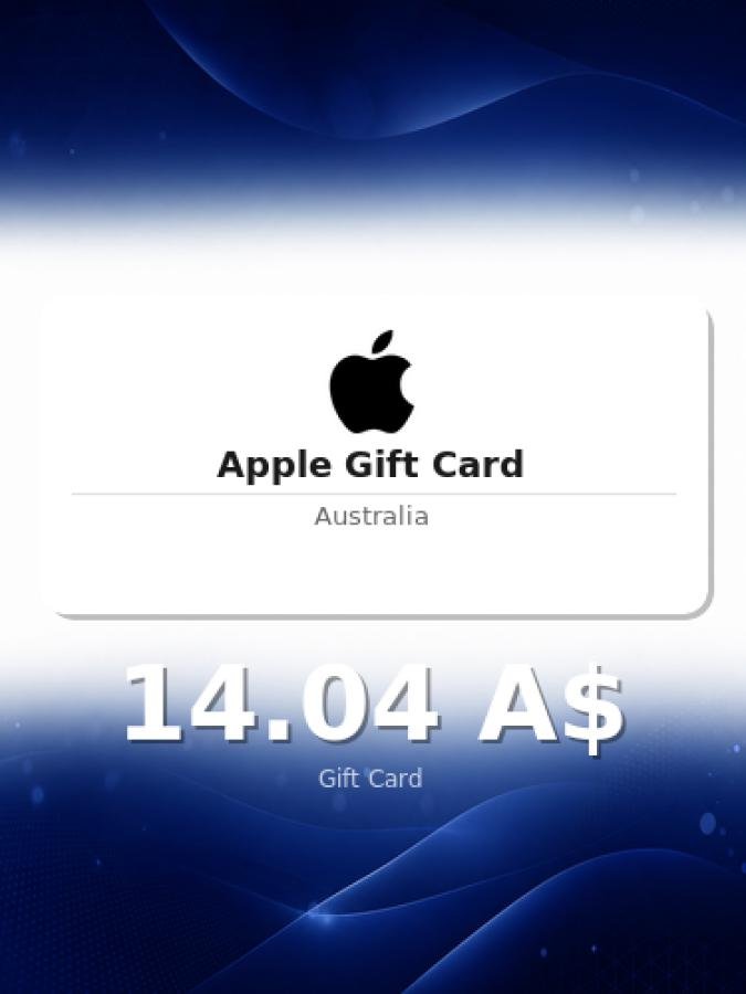 Купить подарочную карту Apple на 20 долларов для Австралии
