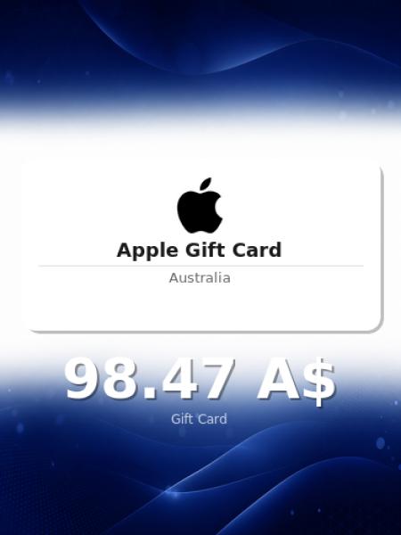 Подарочная карта Apple на 150 долларов для Австралии