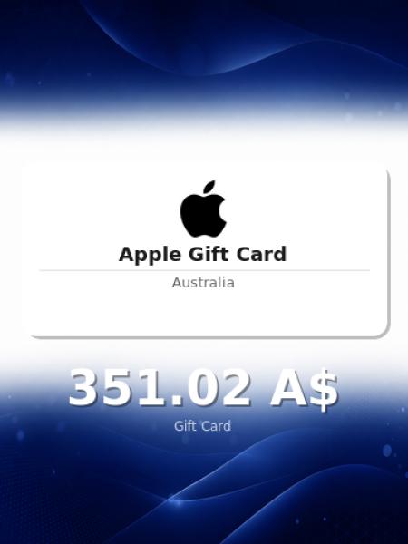 Подарочная карта Apple на 500 долларов для Австралии