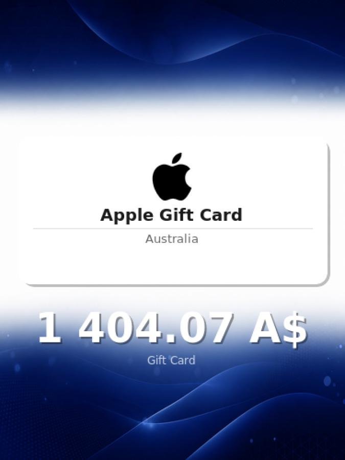 Купить карту Apple на 2 000 долларов для аккаунта Австралии