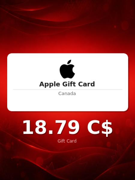 Подарочная карта Apple C$26,50 для Канады