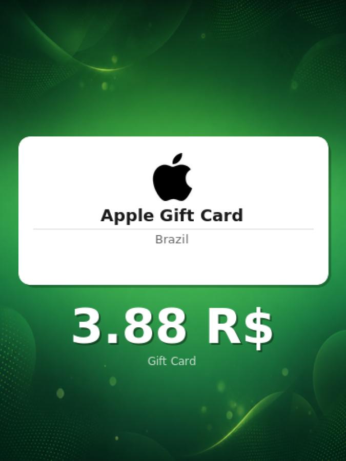 Купить подарочную карту Apple на 20 реалов для Бразилии