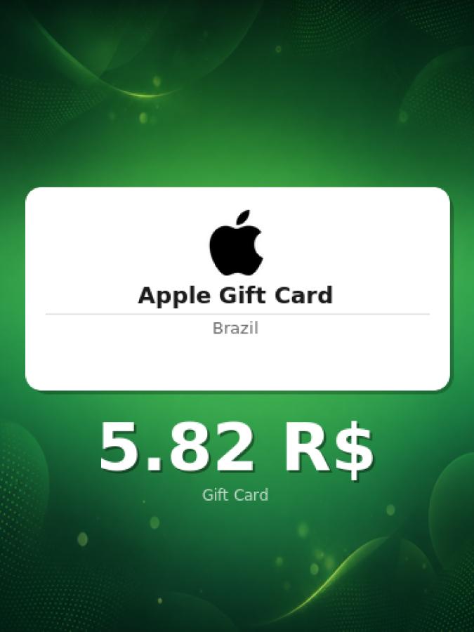 Купить подарочную карту Apple на 30 реалов для Бразилии