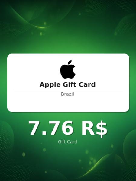 Подарочная карта Apple на 40 реалов для Бразилии