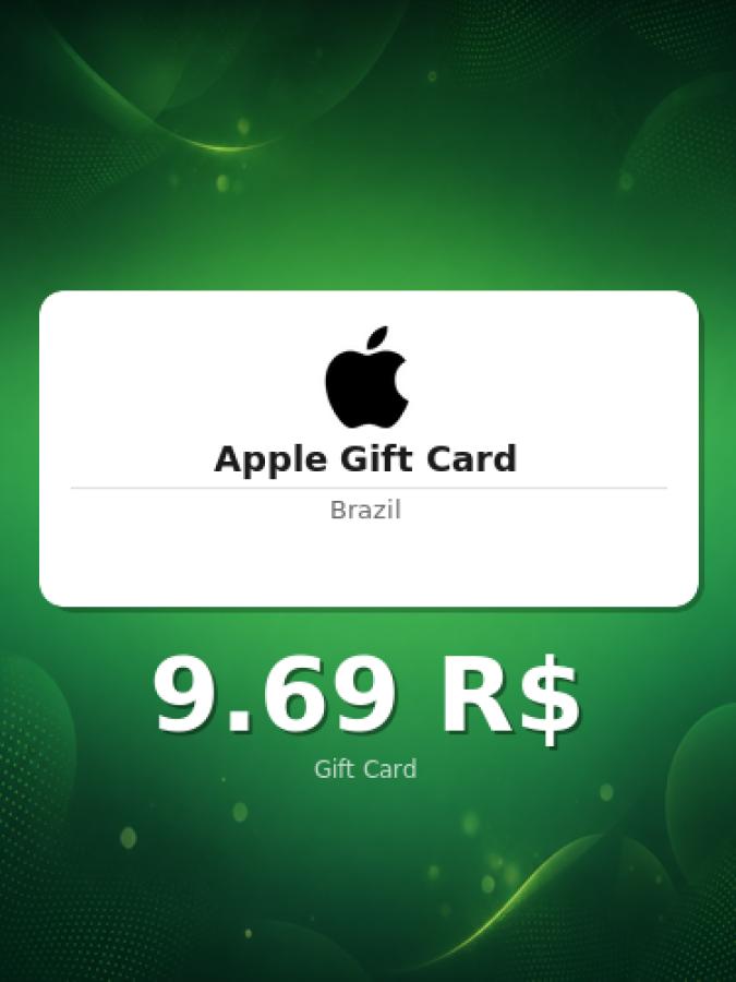 Купить подарочную карту Apple на 50 реалов для Бразилии