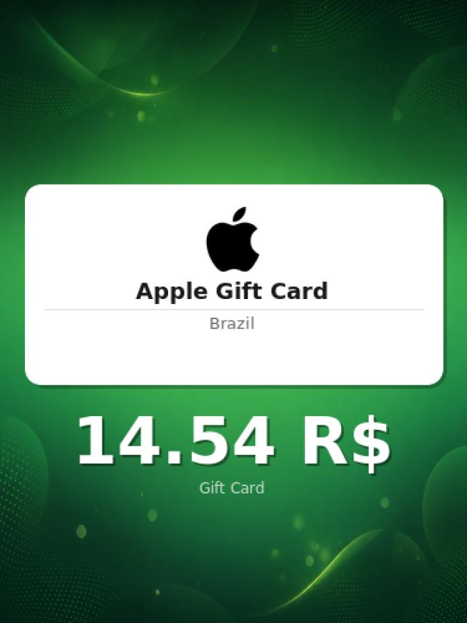 Купить подарочную карту Apple на 75 реалов для Бразилии