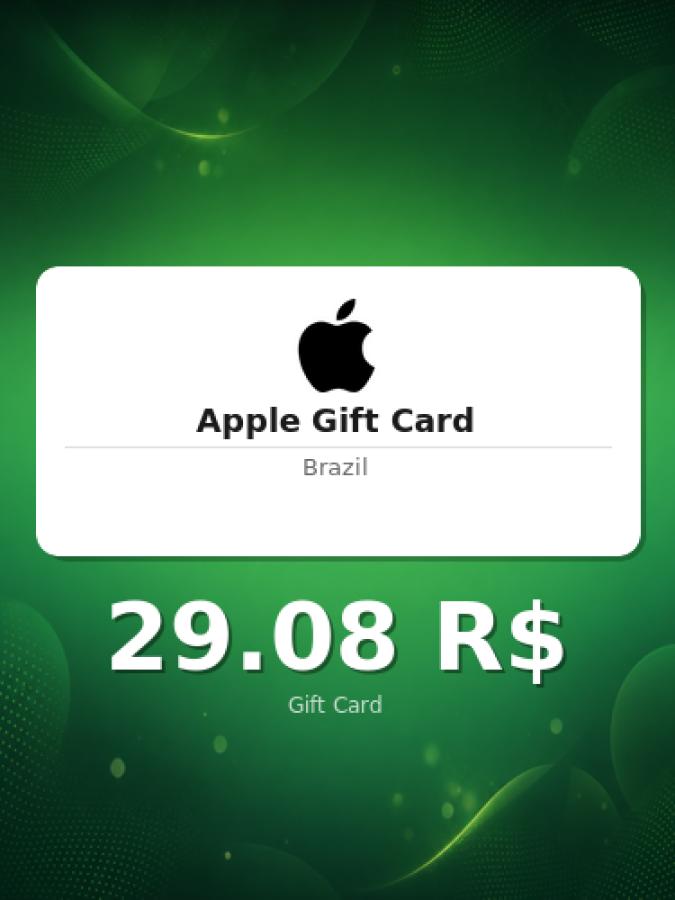 Купить подарочную карту Apple на 150 реалов для Бразилии