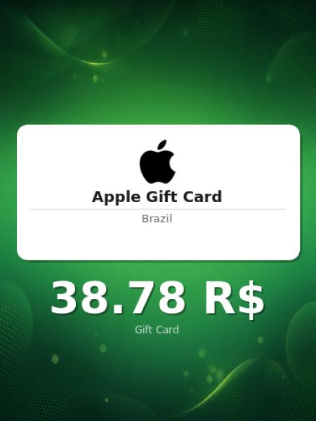 Подарочная карта Apple на 200 реалов для Бразилии